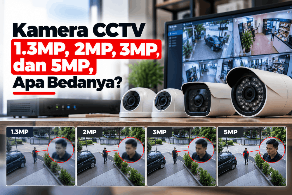 kamera CCTV 1.3mp 2mp 3mp dan 5mp apa bedanya