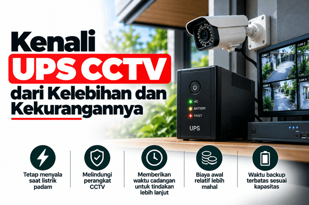 kenali UPS CCTV dari kelebihan dan kekurangannya