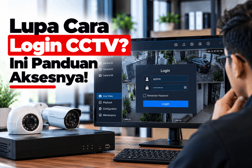 lupa cara login CCTV ini panduan aksesnya