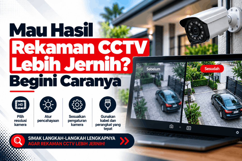mau hasil rekaman CCTV lebih jernih begini caranya