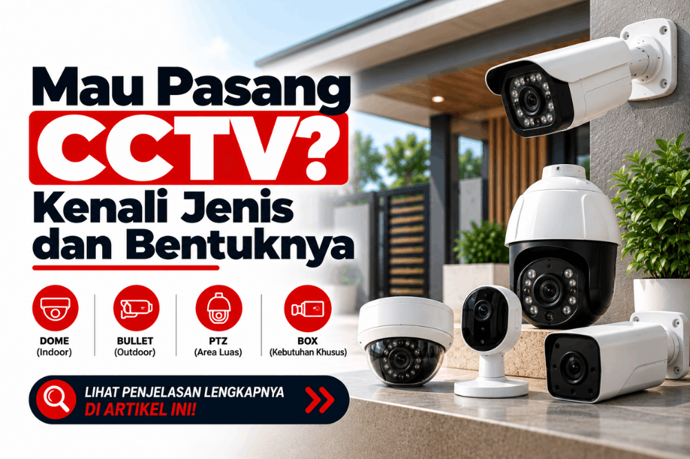 mau pasang CCTV kenali jenis dan bentuknya