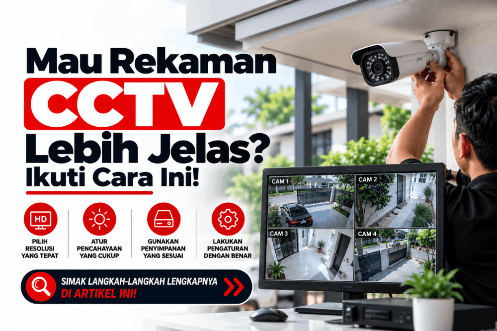 mau rekaman CCTV lebih jelas ikuti cara ini