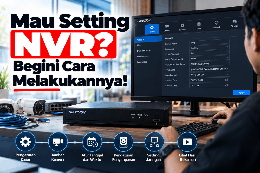 mau setting NVR begini cara melakukannya