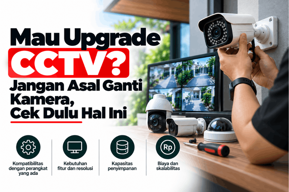mau upgrade CCTV jangan asal ganti kamera cek dulu hal ini