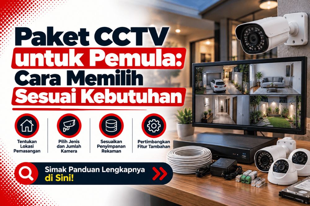 paket CCTV untuk pemula cara memilih sesuai kebutuhan
