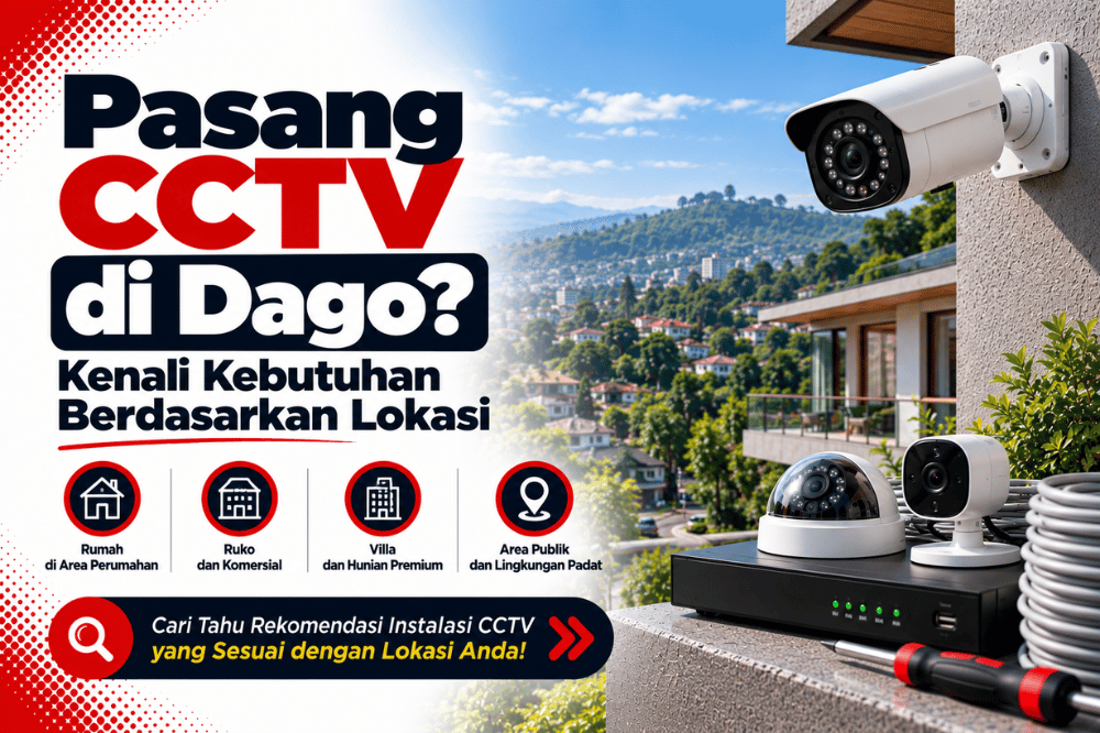 pasang CCTV di dago kenali kebutuhan berdasarkan lokasi