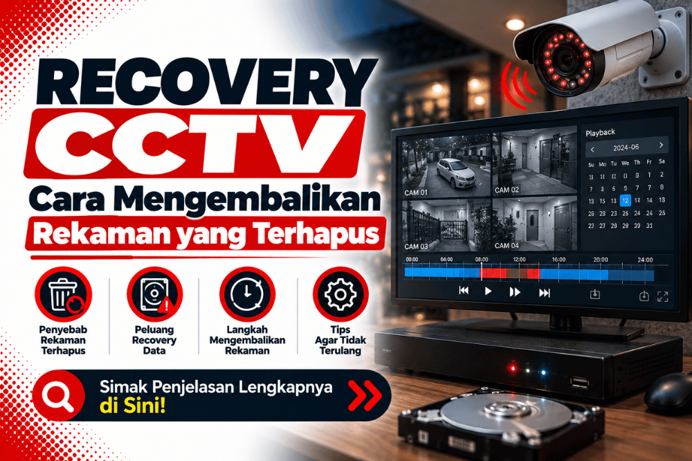 recovery CCTV cara mengembalikan rekaman yang terhapus