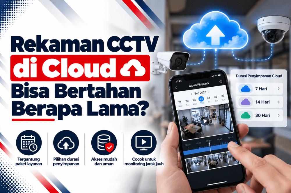 rekaman CCTV di cloud bisa bertahan berapa lama
