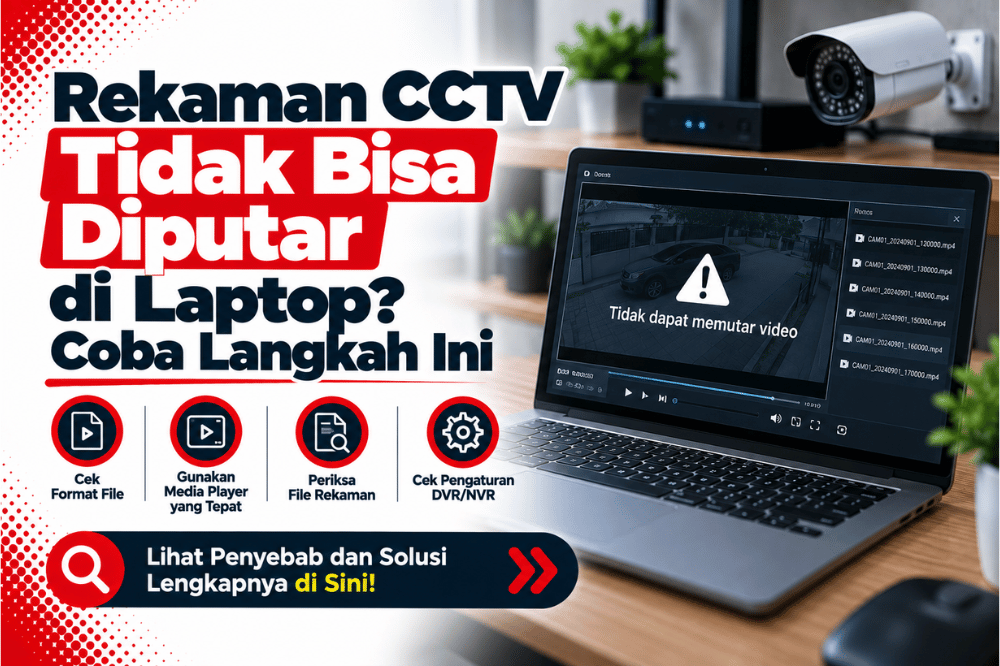 rekaman CCTV tidak bisa diputar di laptop coba langkah ini
