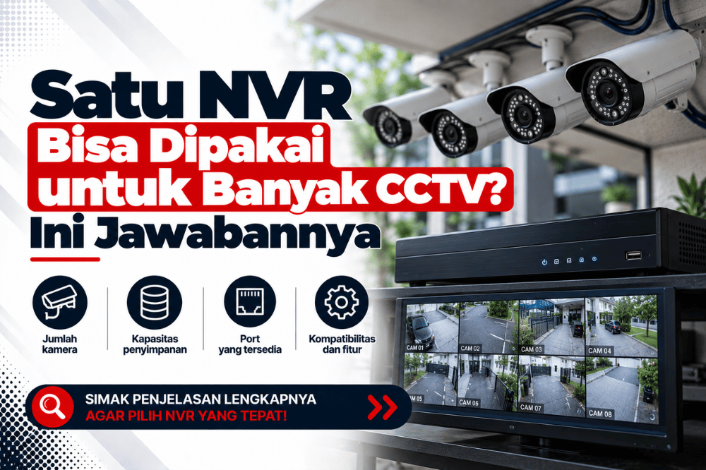 satu NVR bisa dipakai untuk banyak CCTV ini jawabannya
