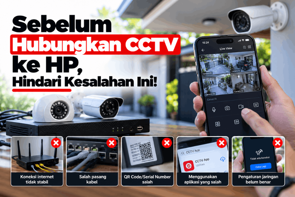 sebelum hubungkan CCTV ke HP hindari kesalahan ini