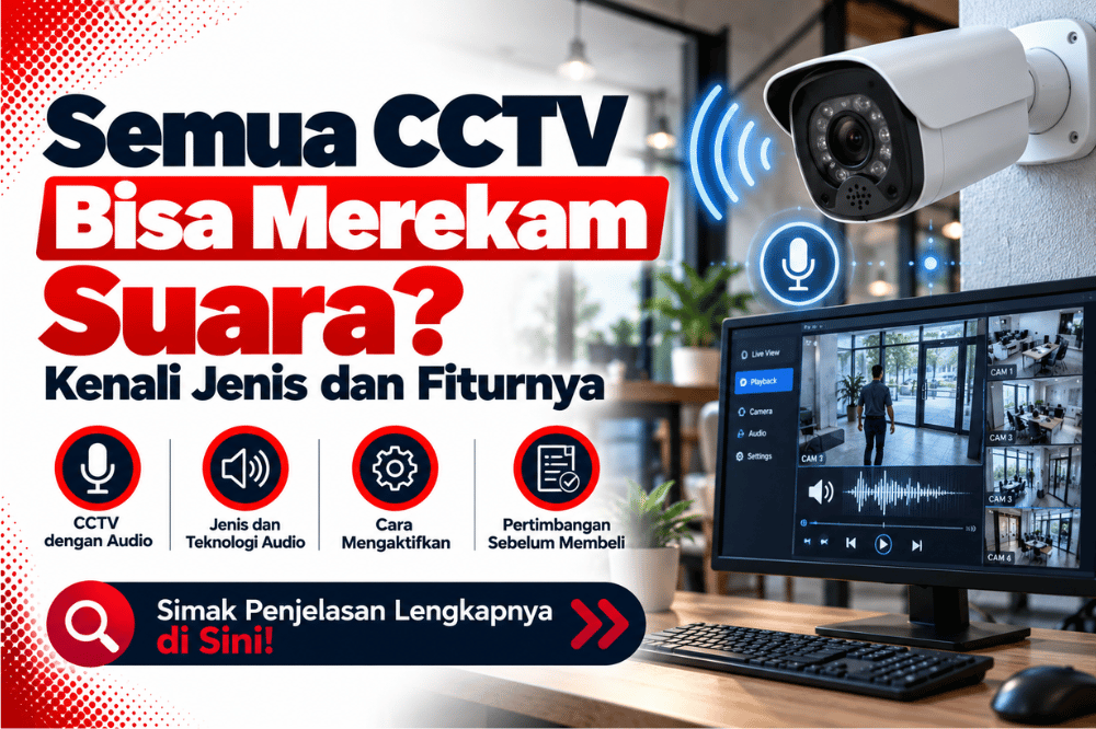 semua CCTV bisa merekam suara kenali jenis dan fiturnya