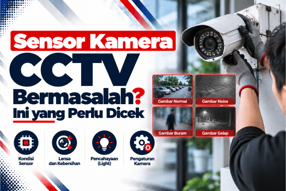 sensor kamera CCTV bermasalah ini yang perlu dicek