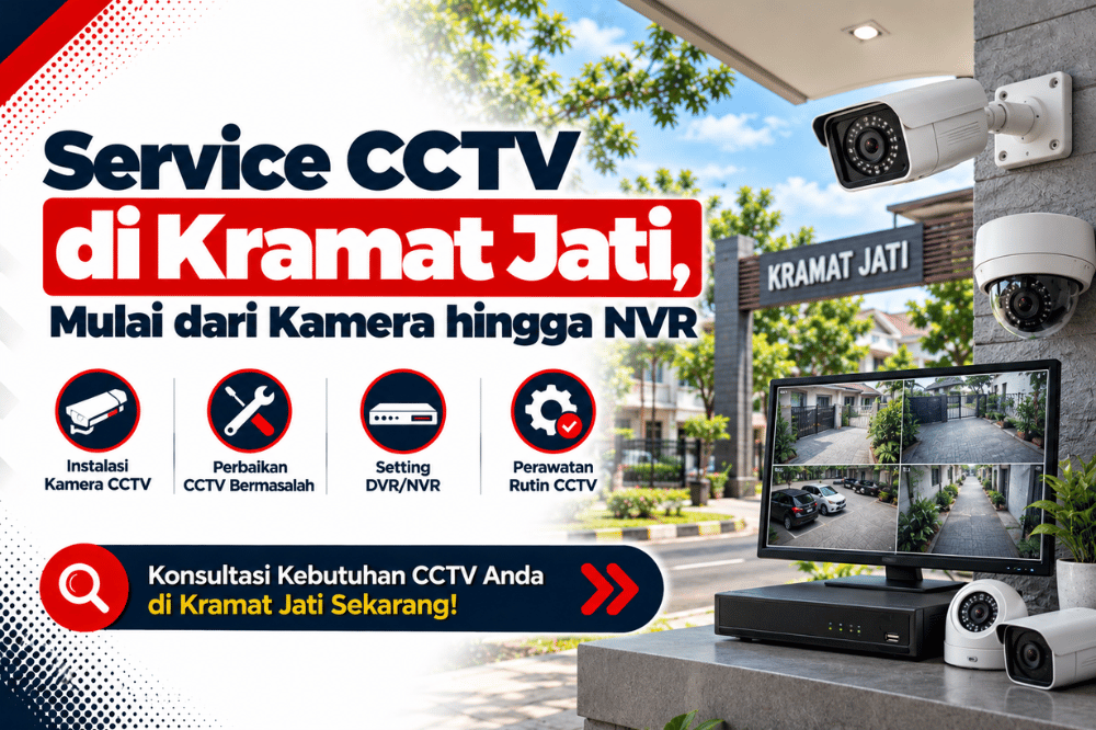 service CCTV di kramat jati mulai dari kamera hingga NVR