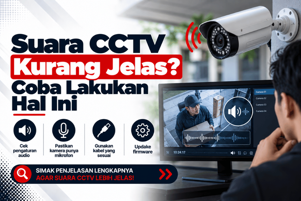 suara CCTV kurang jelas coba lakukan hal ini