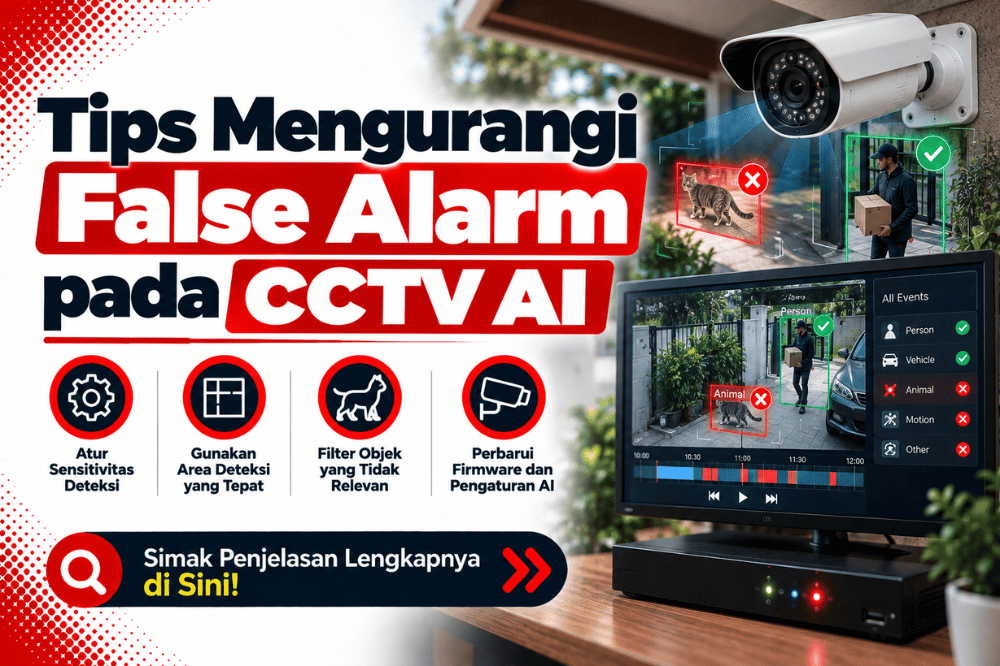 tips mengurangi false alarm pada CCTV AI